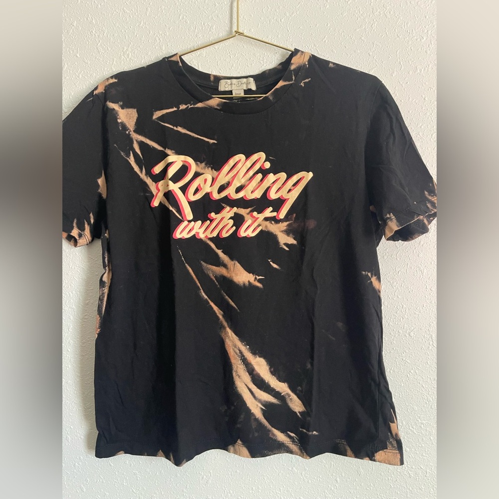 Black and Tan Graphic Tee